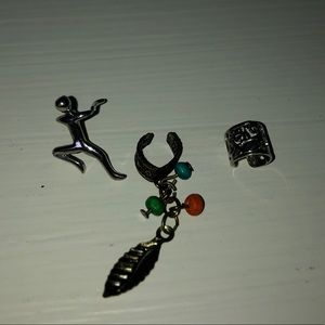 3 Ear cuffs
